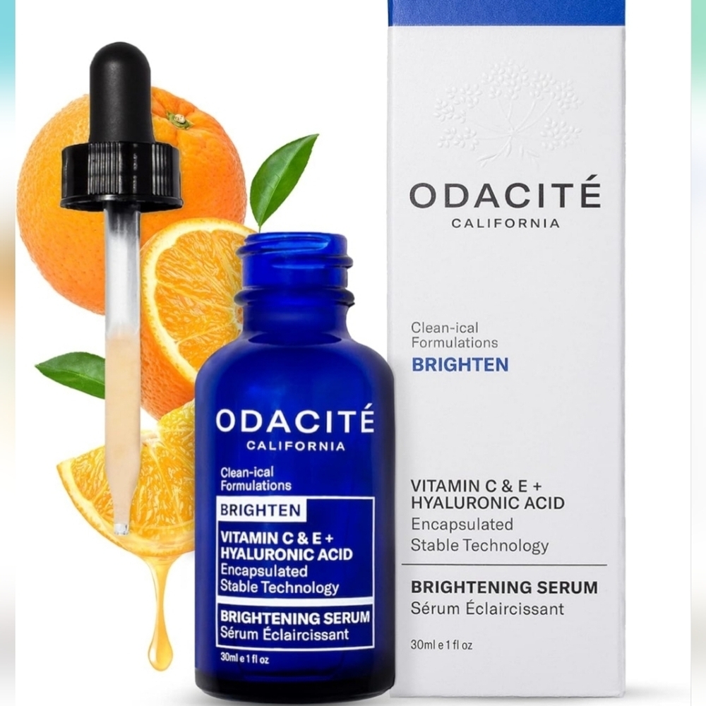 CLEARANCE! Odacite Brightening Serum with Vitamins C & E + Hyaluronic Acid, NIB